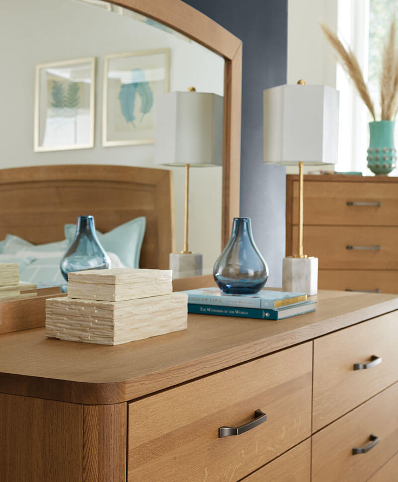 NIWA Solid Hardwood Bed and Dressers