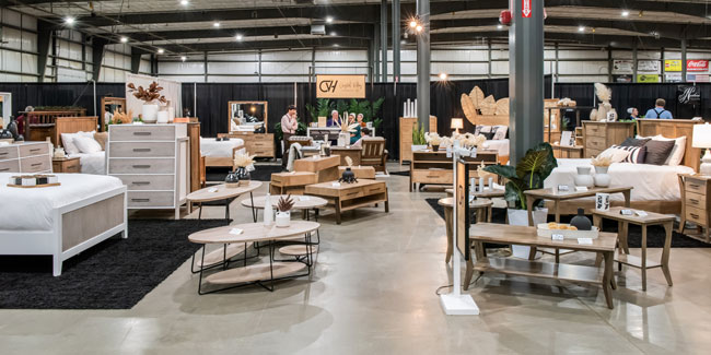 NIWA 2024 Amish Furniture Expo Crystal Valley Booth