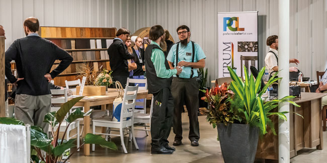 NIWA 2024 Amish Furniture Expo Preferred Color List Spectrum Booth