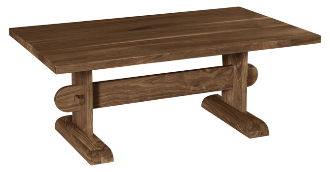 D&D Wood Products DDBCT Bourbon Coffee Table