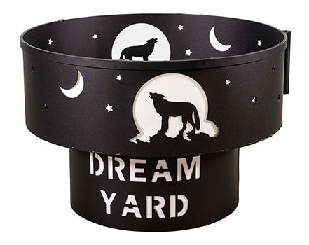 Orchard Drive Fabrications Wolf Dream Yard Fire Pit