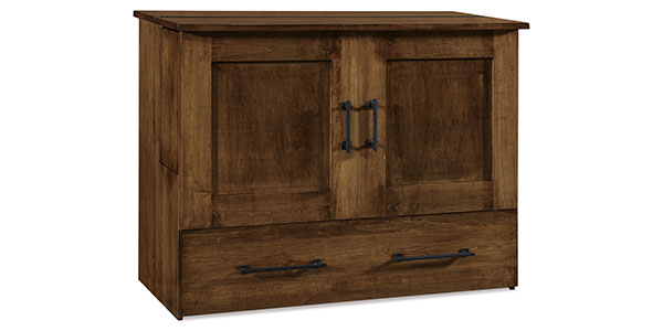 Rock Country Furniture Mobile Murphy Bed Cabinet Closed Full