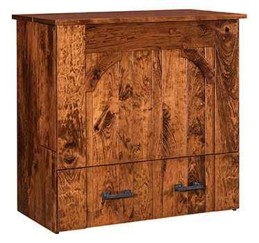 Rock Country Furniture Glenwood Mobile Murphy Bed Cabinet Twin Closed