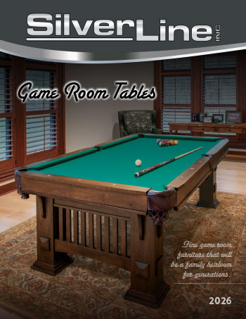 2026 SilverLine Game Room Tables Catalog