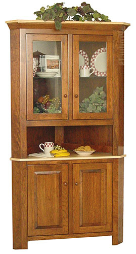 Townline Furniture Brookline Corner Hutch