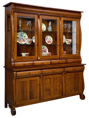 Townline Furniture Hampton 3 Door Hutch Closed Deck