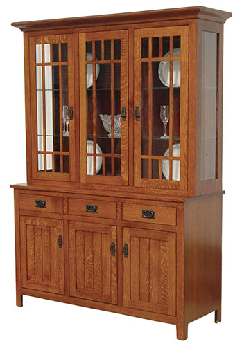 Townline Furniture Midway Mission 3 Door Hutch