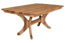Troyer Design Company Aspen Double Pedestal Table