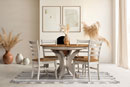 Troyer Design Company Aspen Table with Artisan Utica Chairs Dining Room Furniture Collection