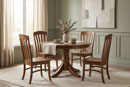 Troyer Design Company Bourbon Single Pedestal Table Dining Room Furniture Collection 2