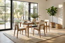 Troyer Design Company Diamond Lake Leg Table with FN Tampa Chairs Dining Room Furniture Collection