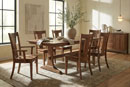 Troyer Design Company Washington Double Pedestal Table with RH Yoder Tifton Chairs Dining Room Furniture Collection