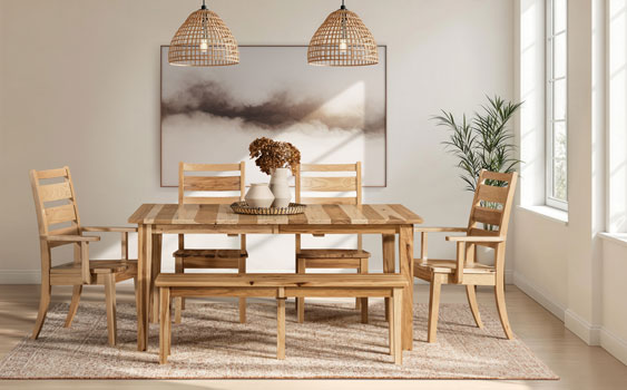 Troyer Design Company Bison Ridge Dining Room Furniture Set