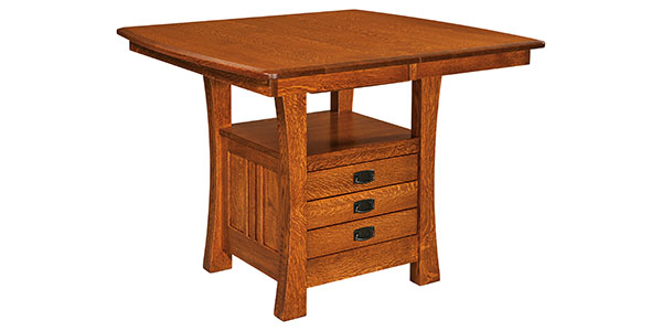 West Point Woodworking Arts and Crafts Cabinet Table