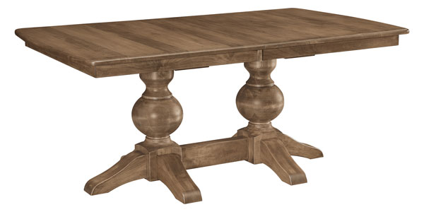 West Point Woodworking Bradley Double Pedestal Table