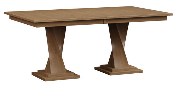 West Point Woodworking Lexington Double Pedestal Mini Table