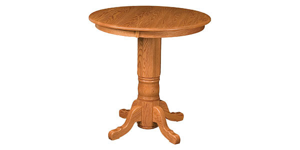 West Point Woodworking Traditional Single Pub Table