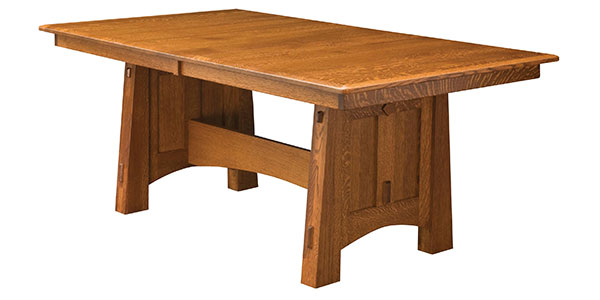 West Point Woodworking McCoy Trestle Table