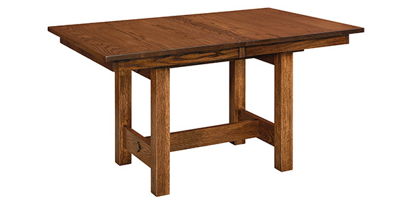 West Point Woodworking Logan Trestle Table