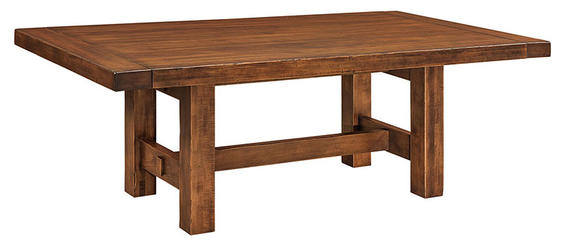 West Point Woodworking Wellington Trestle Table