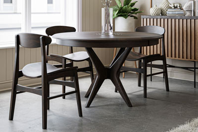 Woodside Woodworks West Newton Pedestal Table Dining Room Furniture Set